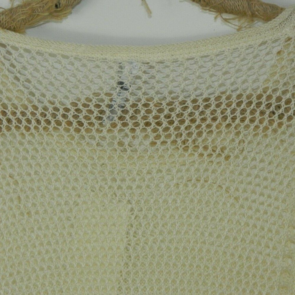‎Miilla Sweater Ivory Linen Knit Lightweight Large - Picture 7 of 10
